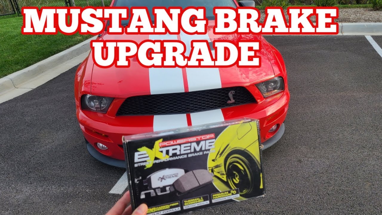 GT500 gets brake upgrade! | Powerstop Z26 extreme brake pads
