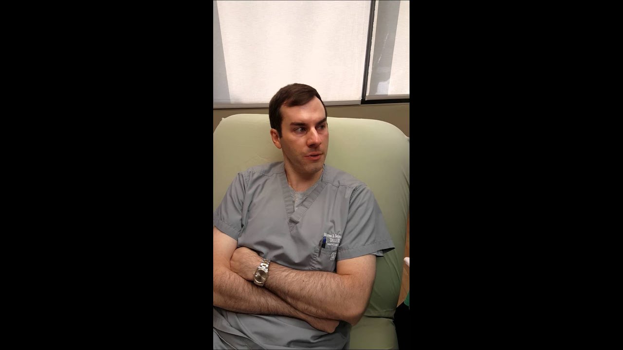 Dr. Seiler Gets Treated with the Lamprobe
