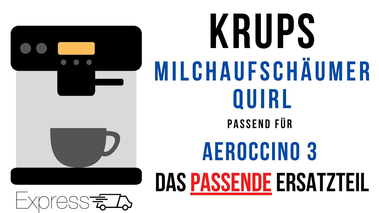 Nespresso Aeroccino 3 Milchaufschäumer Quirl wechseln, tauschen reparieren - Passendes Ersatzteil ✅
