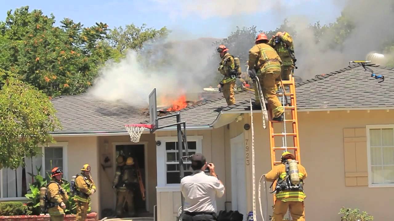 House Fire in Sunland, California