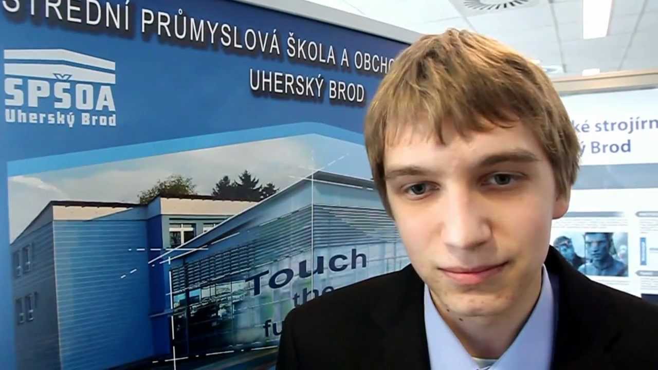 SPSOA UH.BROD: Velmi nadějný student Radek Pluhař, nejlepší mechanik - elektronik