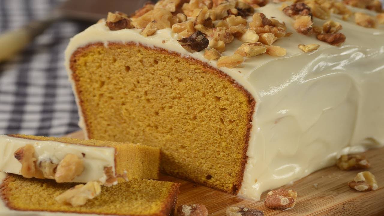 Pumpkin Pound Cake Recipe Demonstration - Joyofbaking.com
