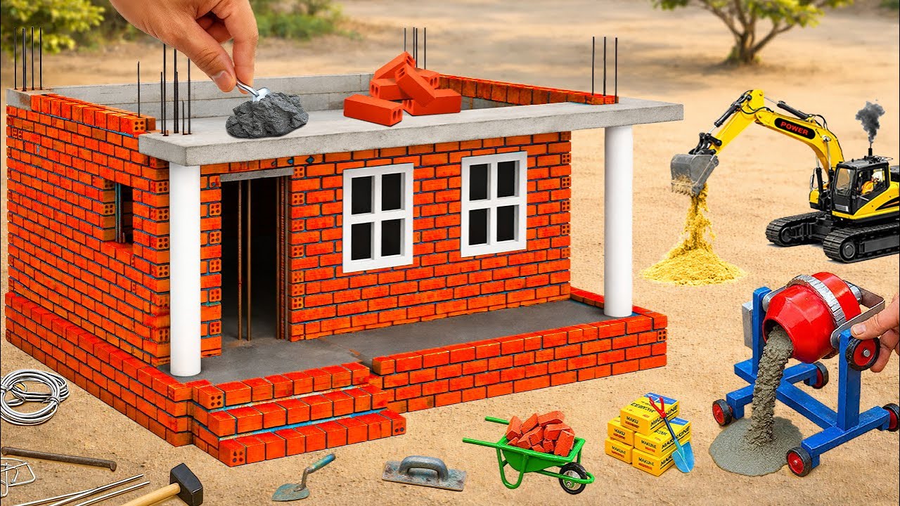 House Ripped Down at Night - DIY Mini Tractor Engineering Build Brings It Back