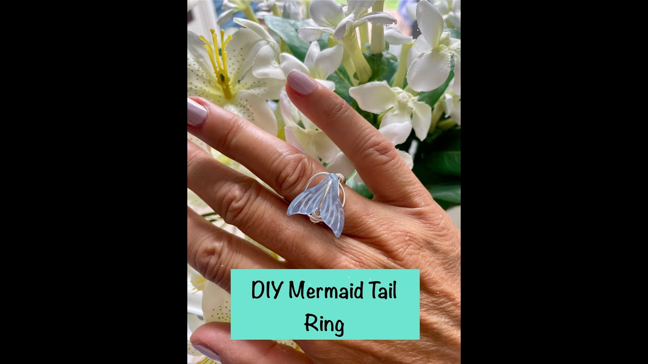 Creating a wire wrapped mermaid tail ring
