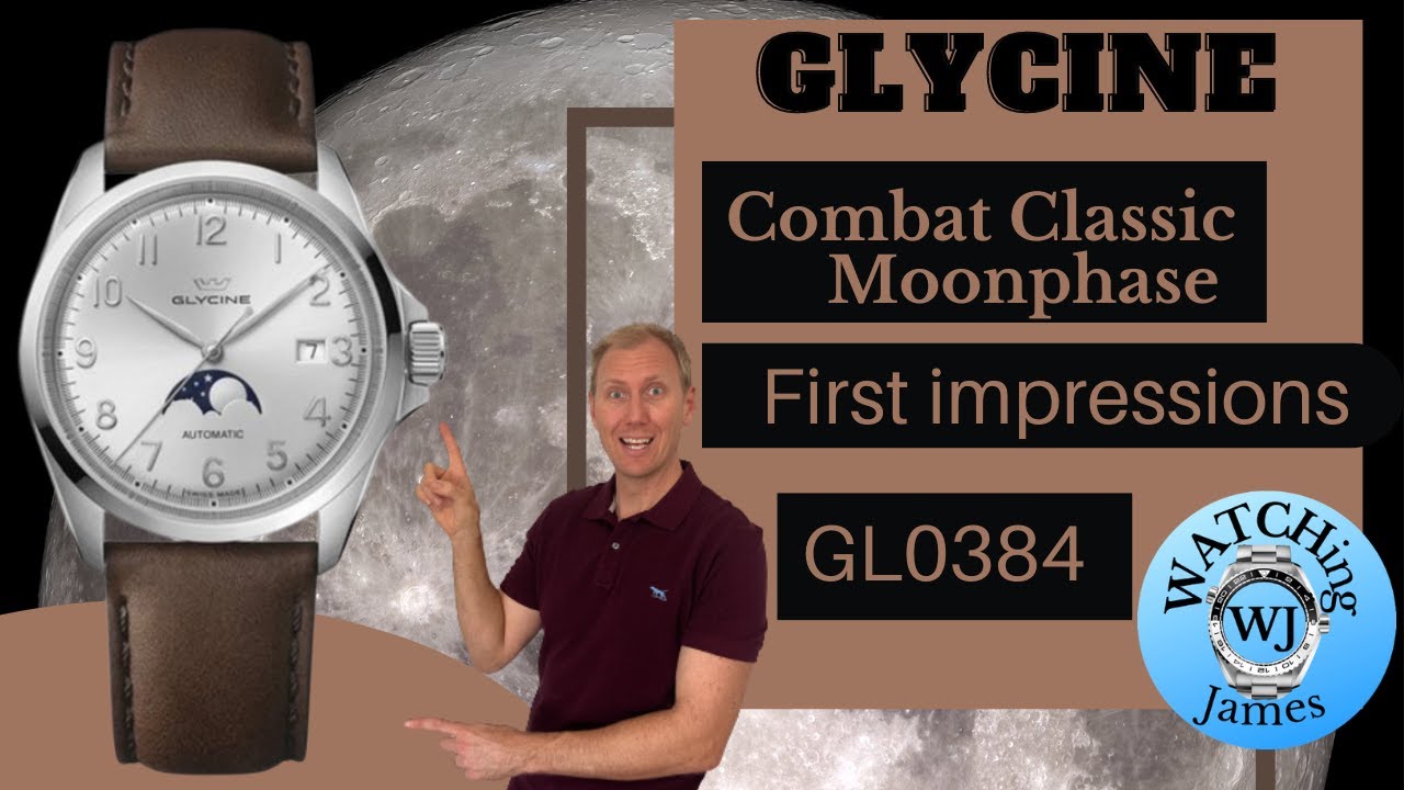 First Impressions Glycine Combat Classic 40 MoonPhase - GL0384 -Automatic Swiss Watch