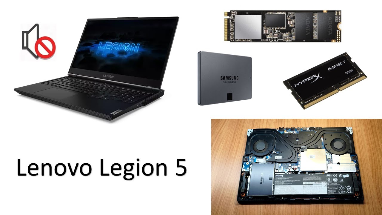Lenovo Legion 5, mantenimiento, cambio de pasta térmica, (RAM, SSD, batería), ensamble y estructura