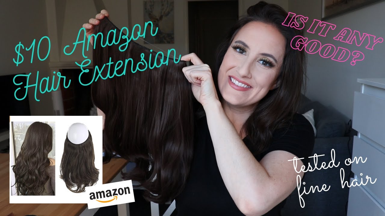 Trying out a $10 Amazon Hair Extension!!!
