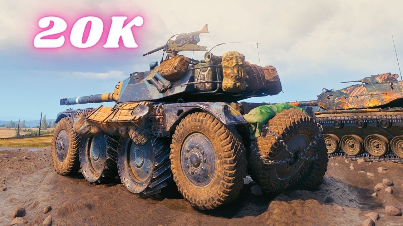 Panhard EBR 105 - 20K Spot + Damage & EBR 105 - 20K Spot World of Tanks