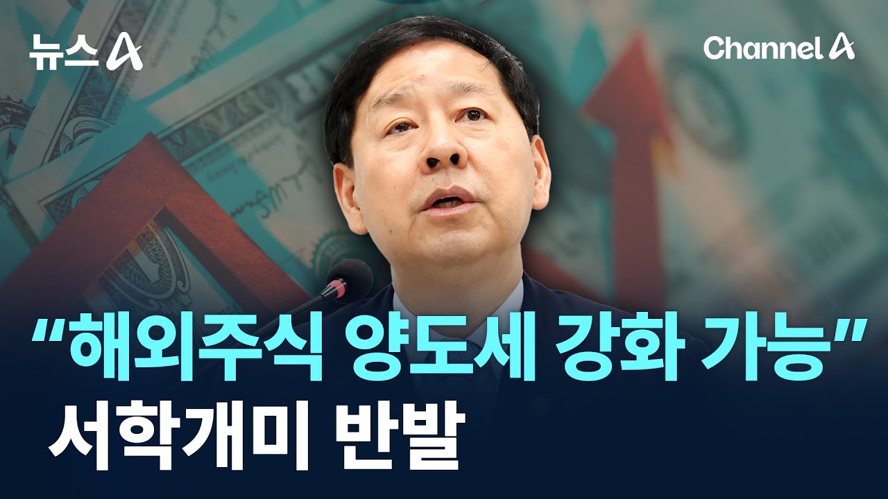 치솟는 환율에 &ldquo;해외주식 양도세 강화 가능&rdquo;&hellip;서학개미 반발 / 채널A / 뉴스A