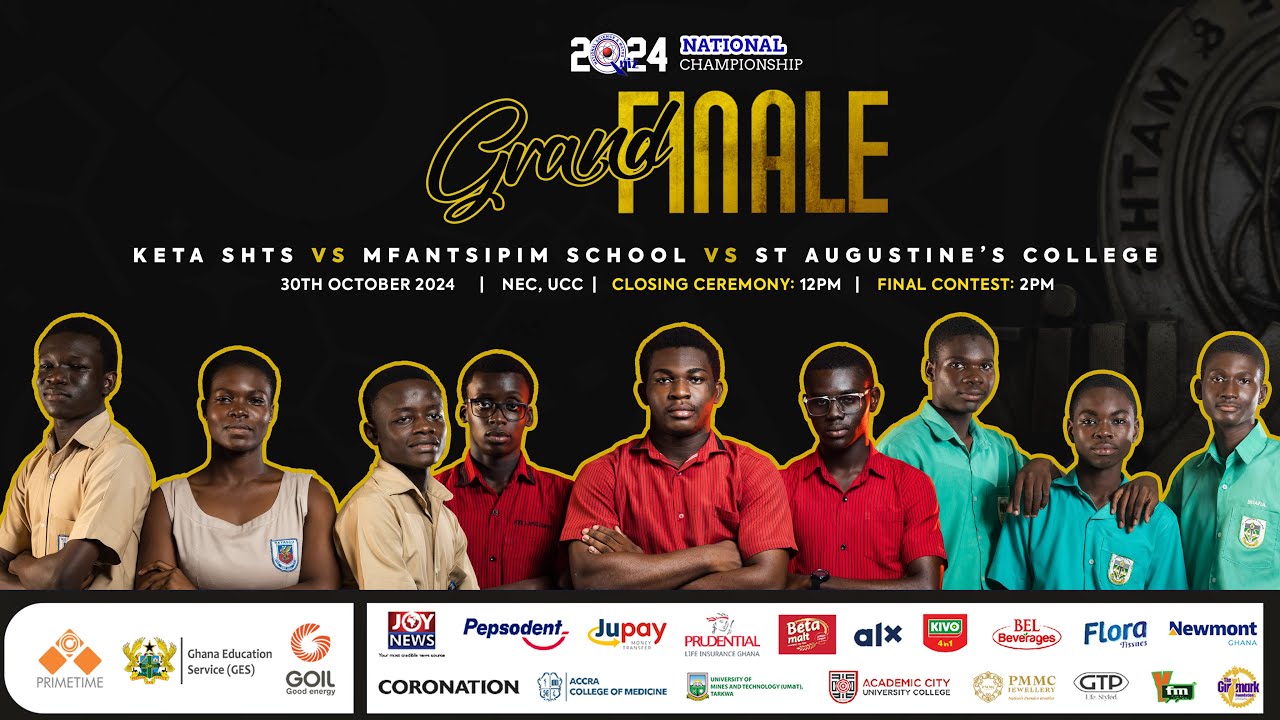 #NSMQ2024 GRAND FINALE | ST. AUGUSTINE&rsquo;S COLLEGE VS KETA SHTS VS MFANTSIPIM SCHOOL