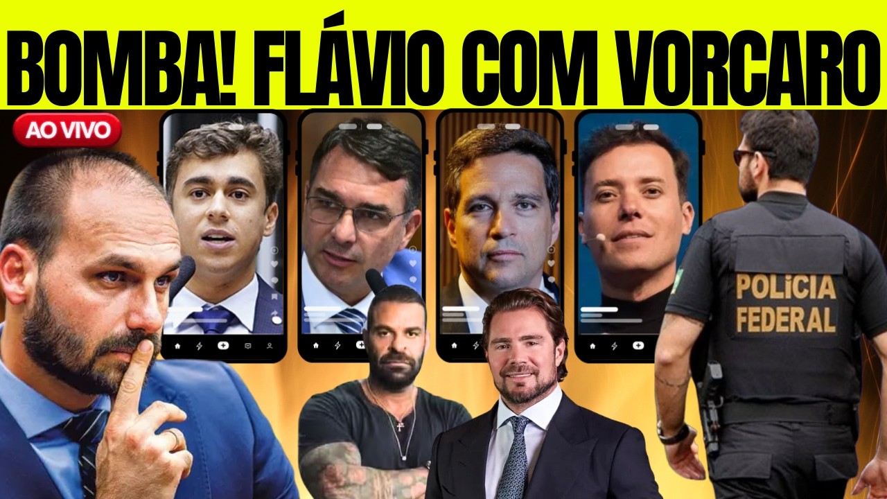 [AO VIVO] PF ENCONTRA LIGAÇÃO ENTRE FLÁVIO BOLSONARO E DANIEL VORCARO!