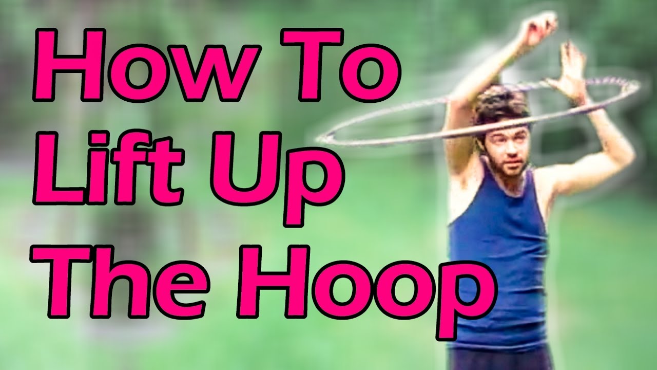 How to Hula Hoop For Beginners (Lift Up from Waist to Lasso Hula Hoop Trick Tutorial)