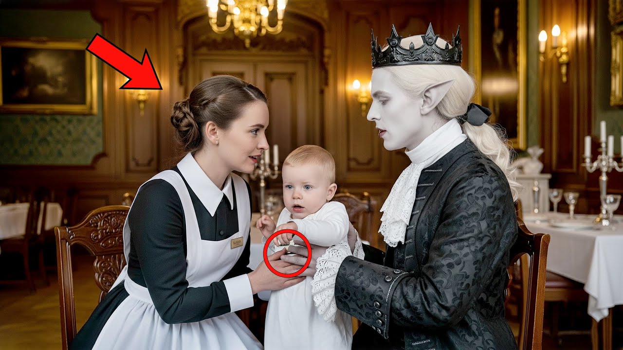 The Vampire King’s Daughter Kept Crying in the Court — Until the Waitress Said: “She Needs a Mom...”