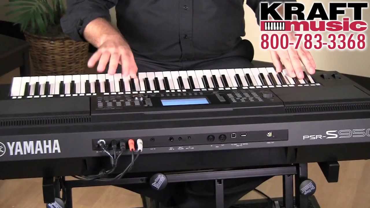 Kraft Music - Yamaha PSR-S950 Arranger Workstation Demo with Matt Schuler