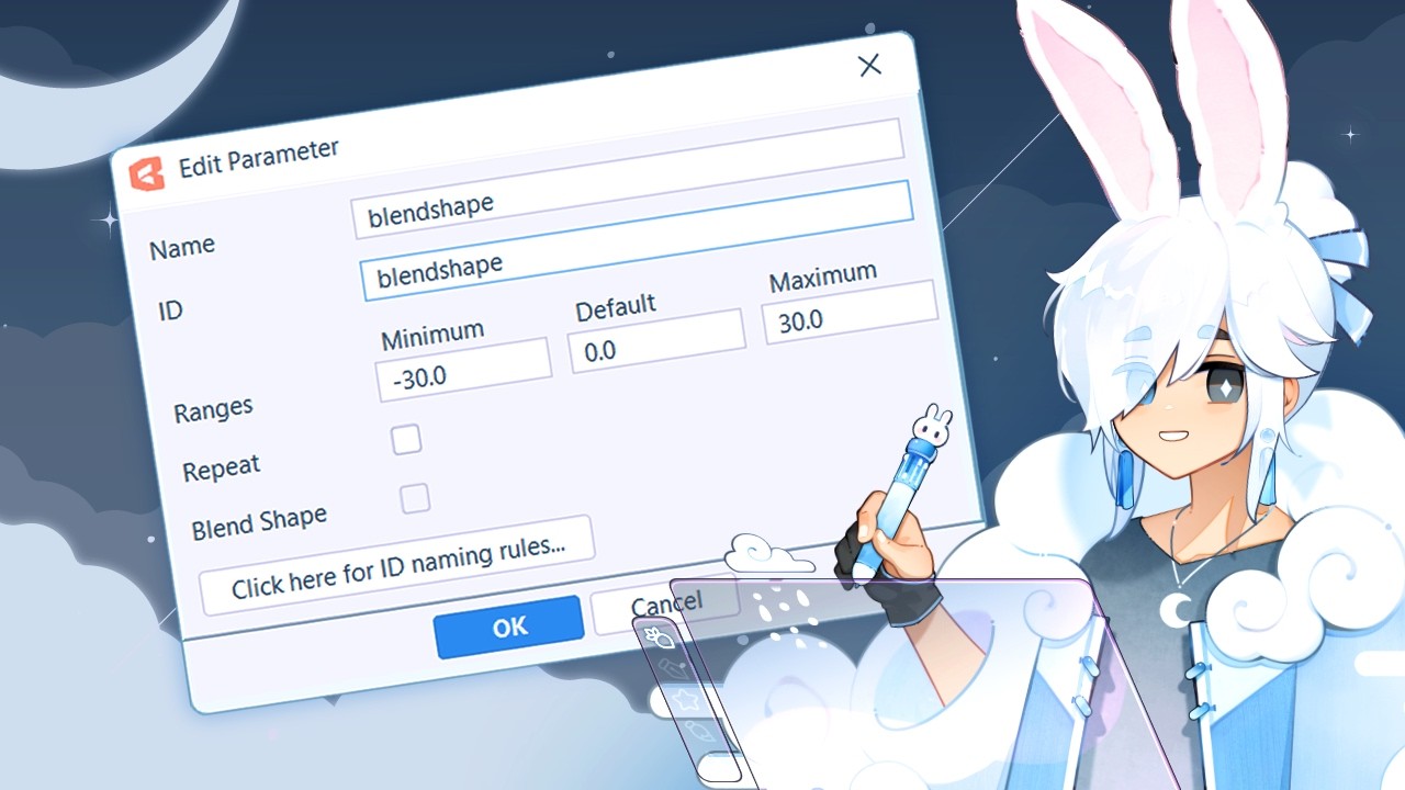 ✨ how to make a blendshape ・ live2d