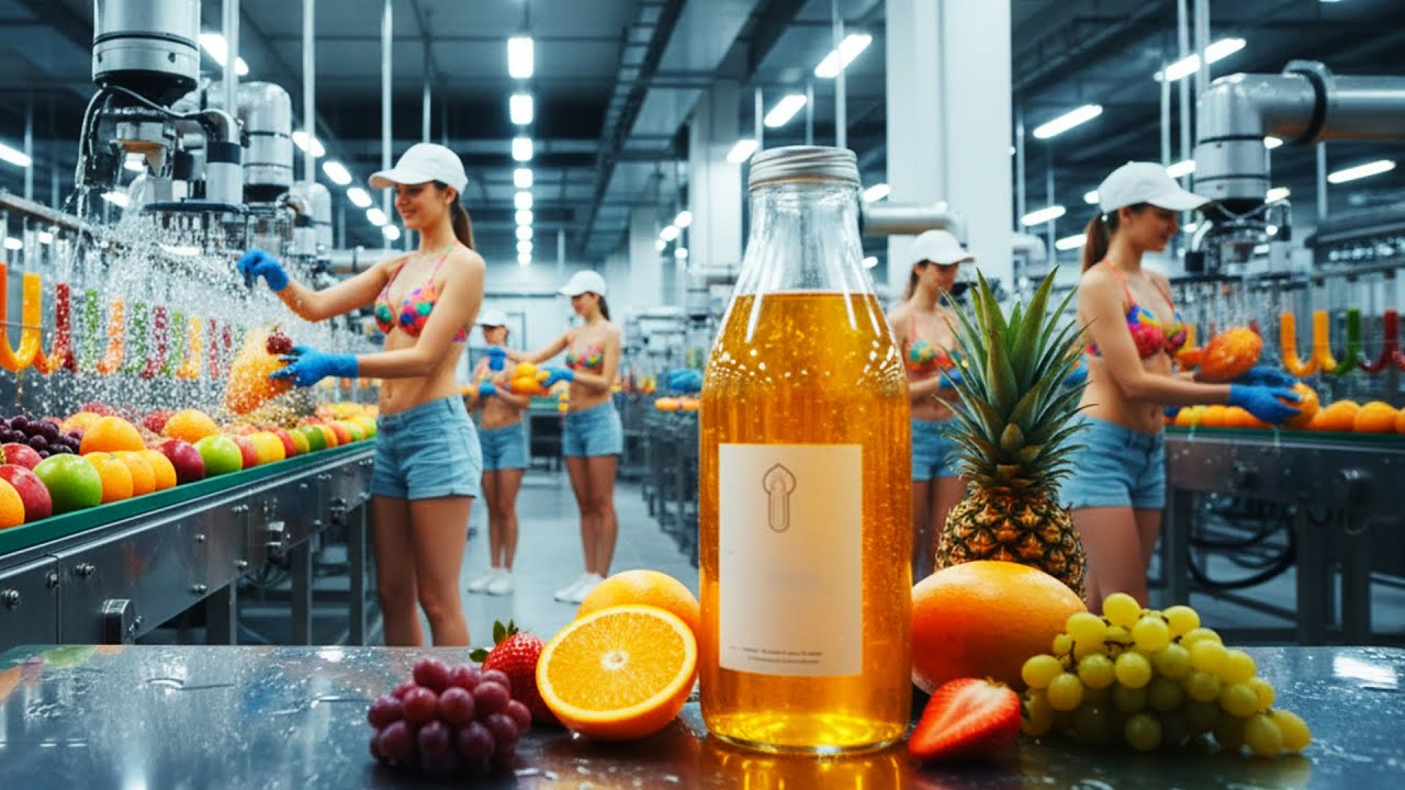 Inside a factory that produces everything from natural fruits to premium bottled juice The full proc
