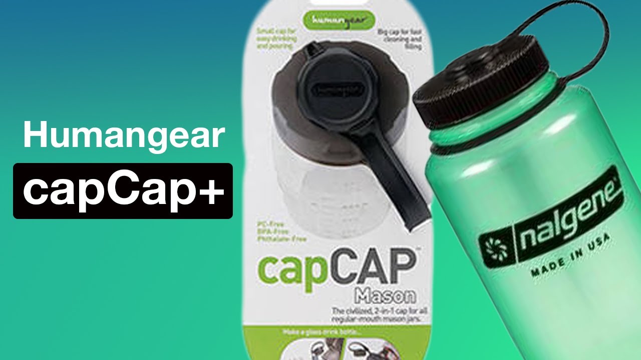 Nalgene glow in the dark bottle & Humangear capCAP+ Review