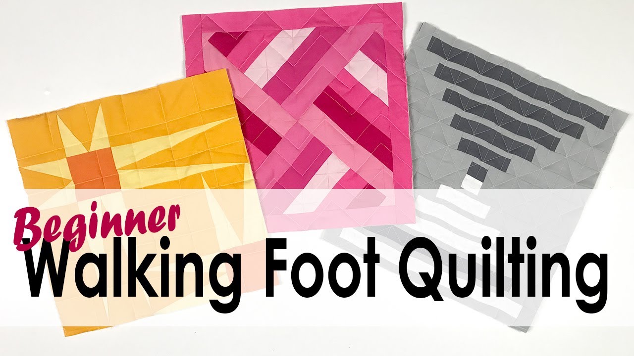 More Walking Foot Quilting with On Williams Street - 3 Easy Grid Quilting Designs for Beginners