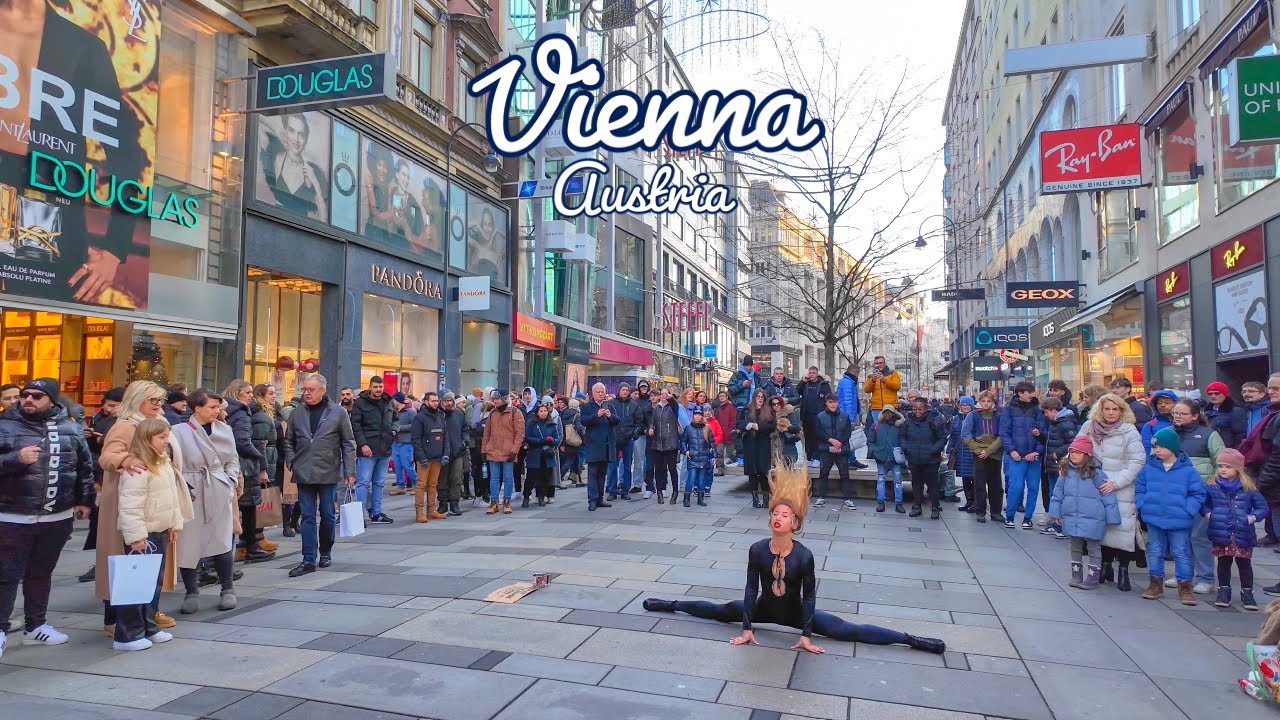Vienna, Austria 🇦🇹 - Evening Walk - December 2023 - 4K-HDR Walking Tour (▶146min)