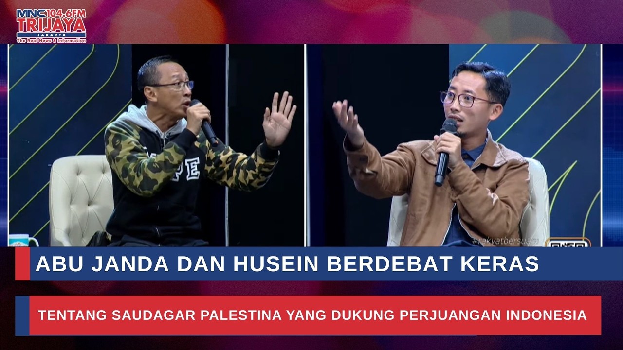 Abu Janda x Husein Perdebatkan Crazy Rich Palestina yang Dukung Indonesia | Trijaya Update