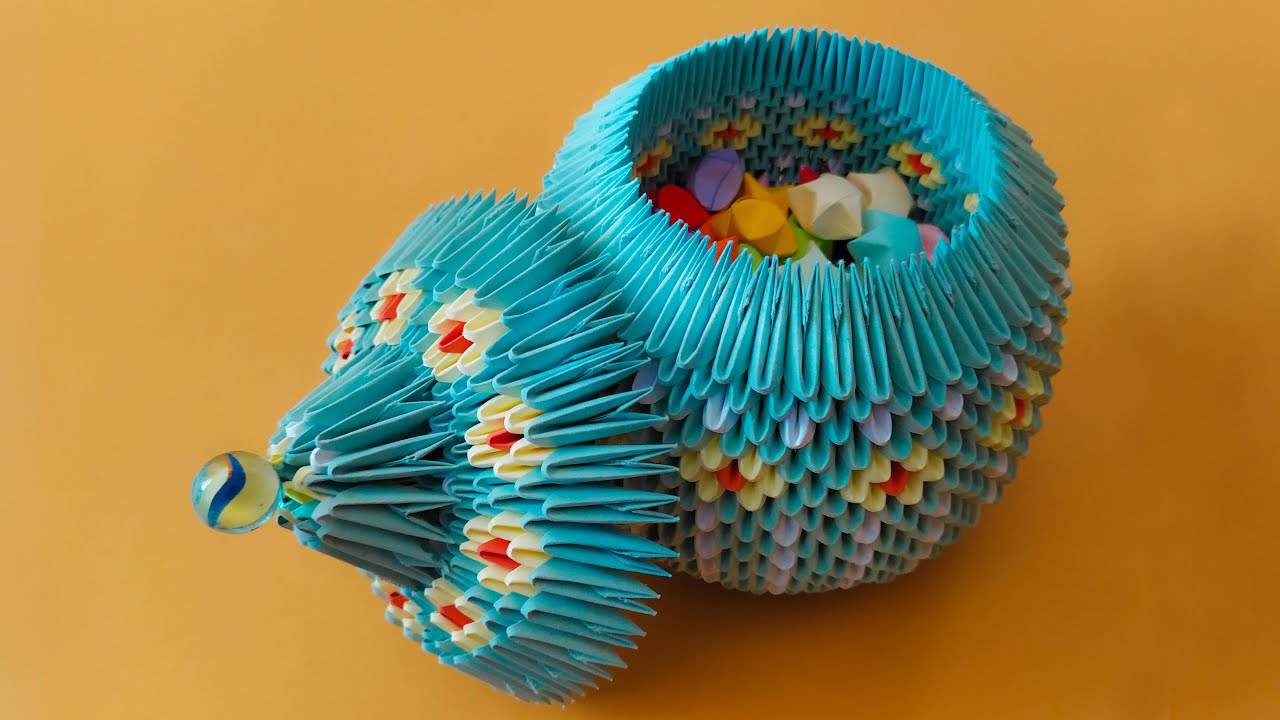 How to make a 3D origami Jewellery Box