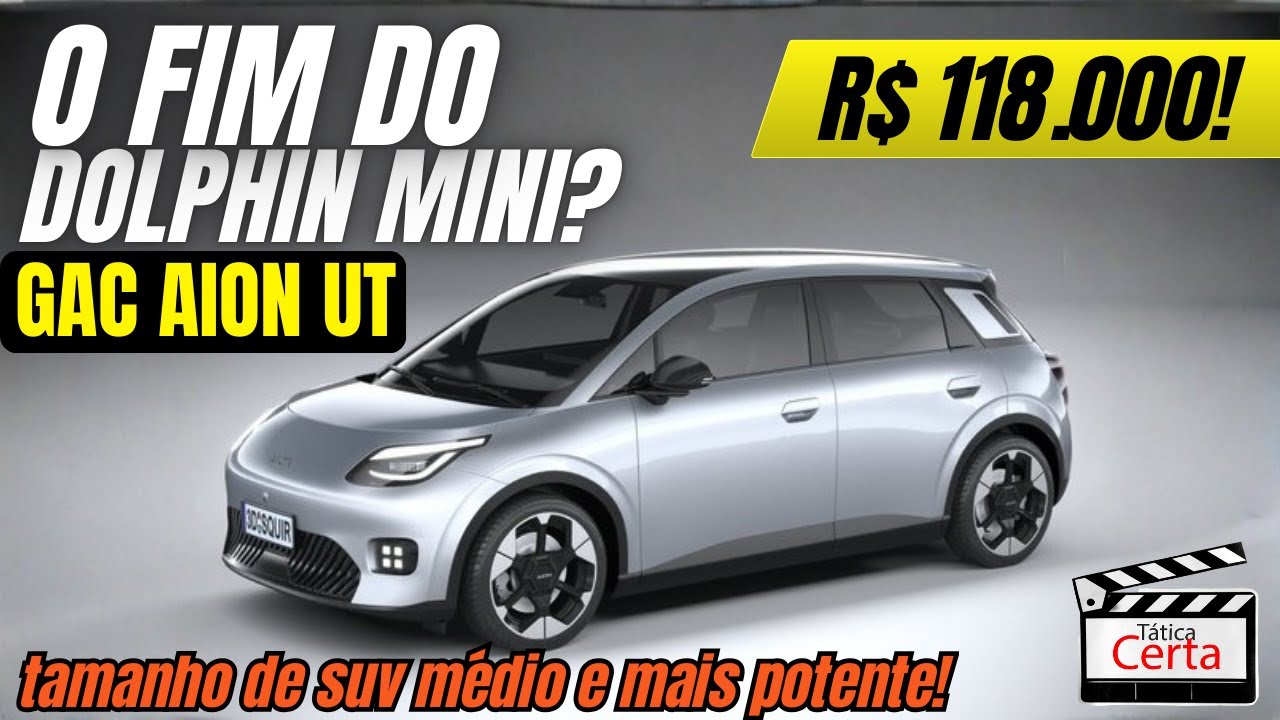 A FESTA ACABOU! GAC Aion UT Chega por R$ 118 MIL e Humilha BYD Dolphin Mini e Geely EX2!
