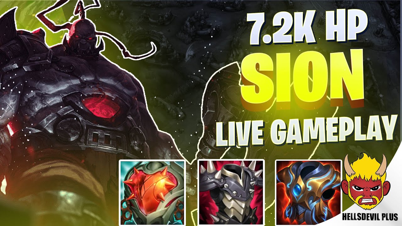 7.2K HP ENDBOSS SION! - Wild Rift HellsDevil Plus Gameplay