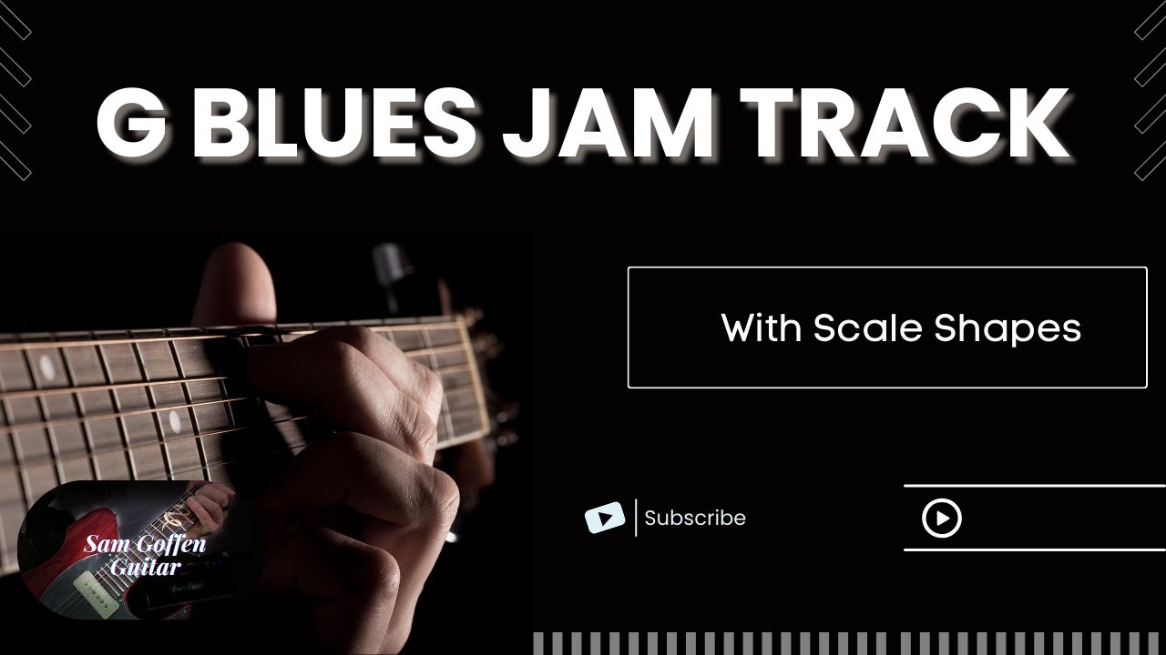 G Blues Backing Track 100bpm