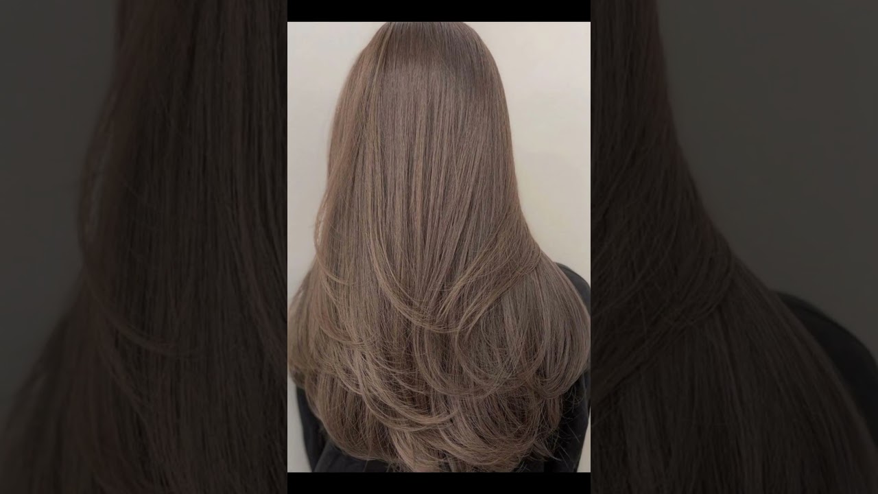 Ash brown hair color #shortsvideo #hairtutorial