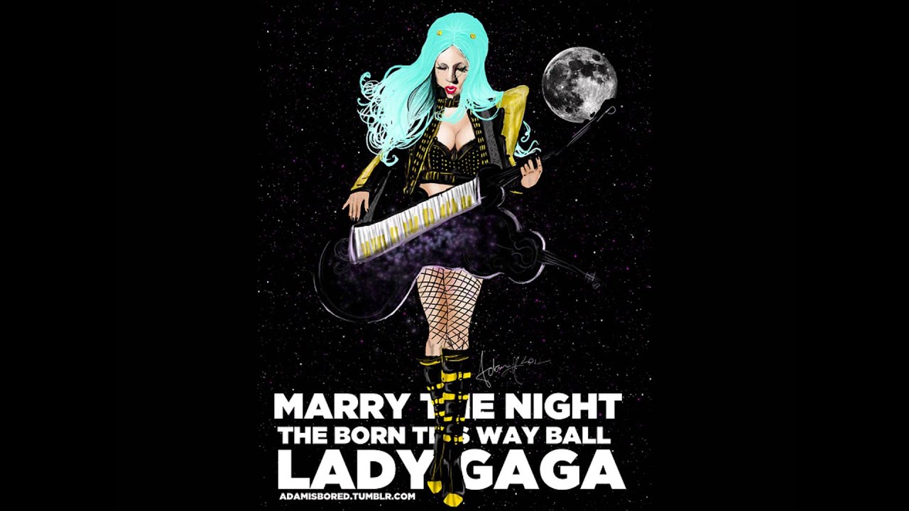 Marry The Night Instrumental Back Vocal (Born This Way Ball)