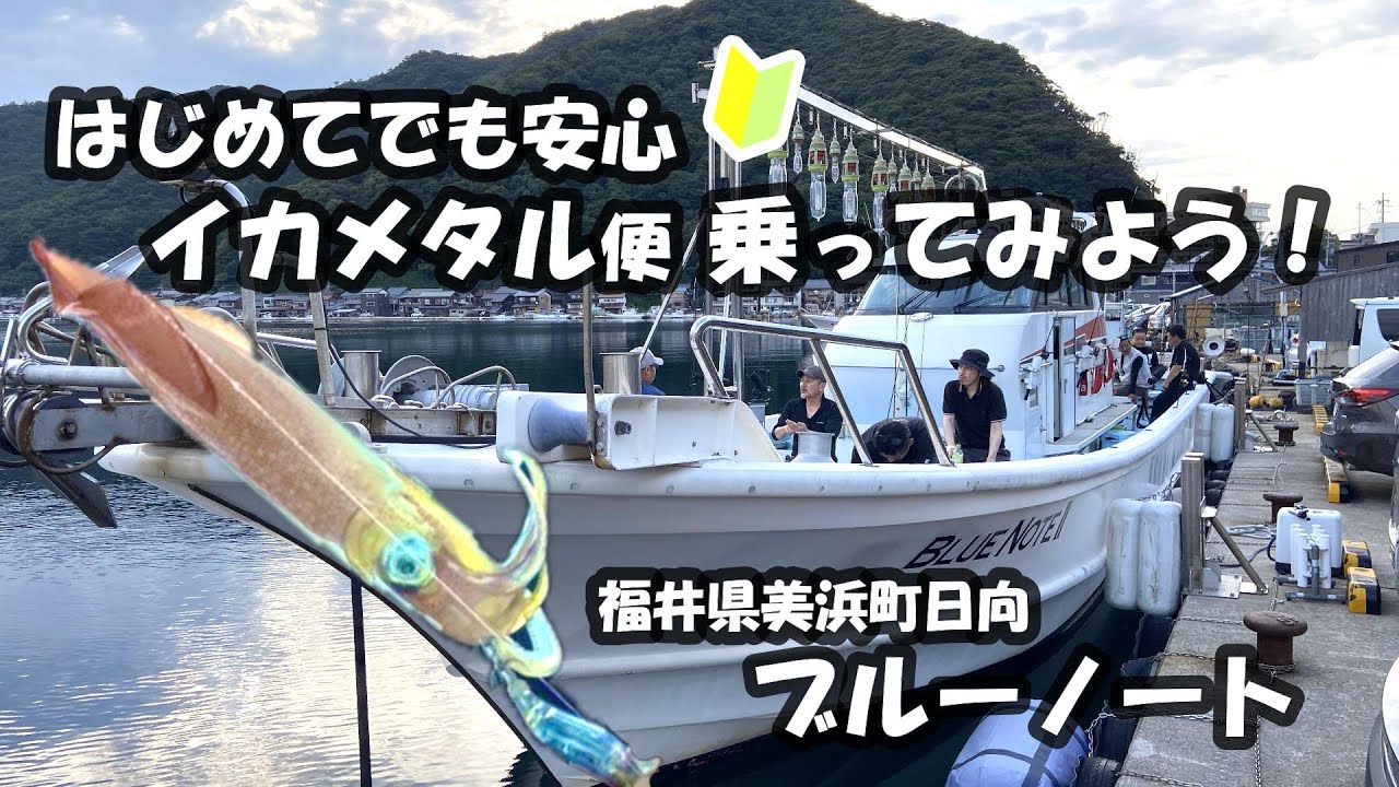 【🔰イカメタル】はじめてでも安心♪イカメタル便のってみよう！～ブルーノート／福井県美浜町日向～