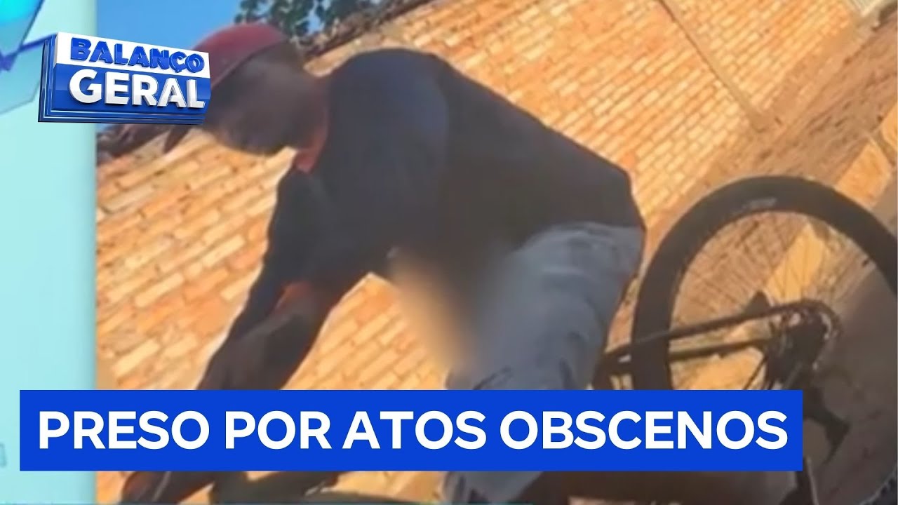 Homem é preso por atos obscenos contra jovem; imagens de câmeras ajudaram