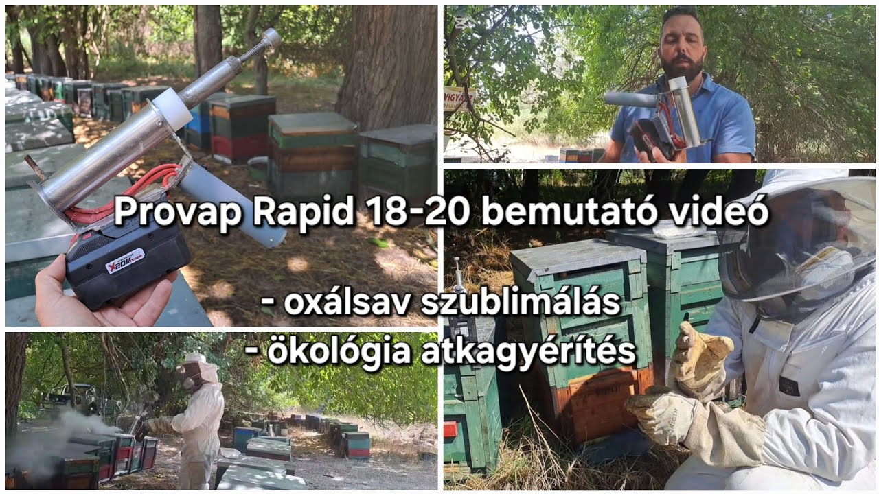 Provap Rapid 18-20 | Ökológiai méhatka gyérítés akkus oxálsavszublimálóval
