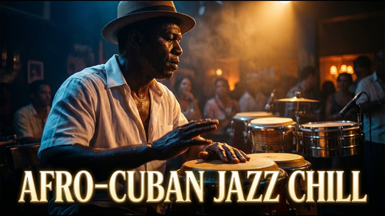 Afro-Cuban Jazz Night | Warm Sax & Tropical Percussion