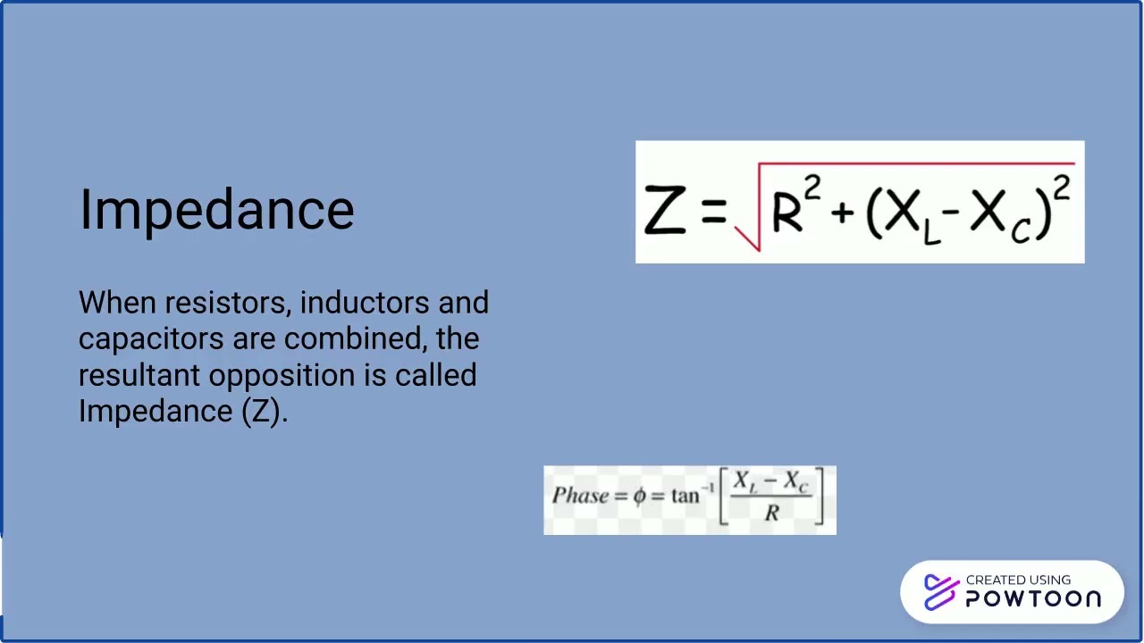 ENGG104 Reactance of Capacitors and Inductors