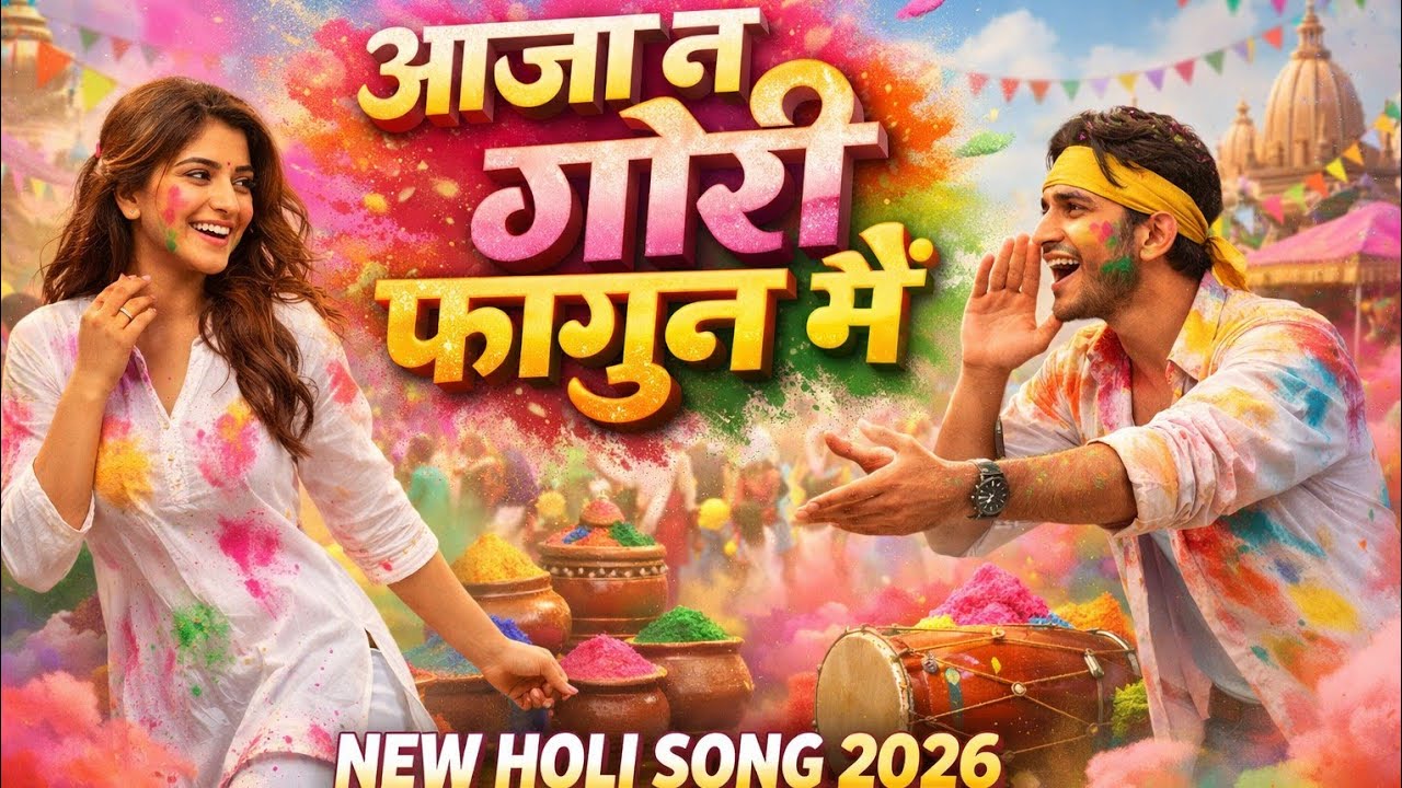 आजा न गोरी फागुन में 💖 | Aaja Na Gori Fagun Mein 💕 Holi Romantic Song 2026 | New Love Holi Song