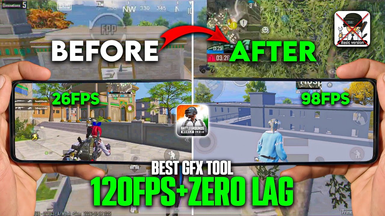 🔥LOW IN DEVICE LAG PROBLEM FIX 100% 4.2 UPDATE [120FPS+LAG FIX BGMI PUBG /BEST GFX TOOL LAG FIX 