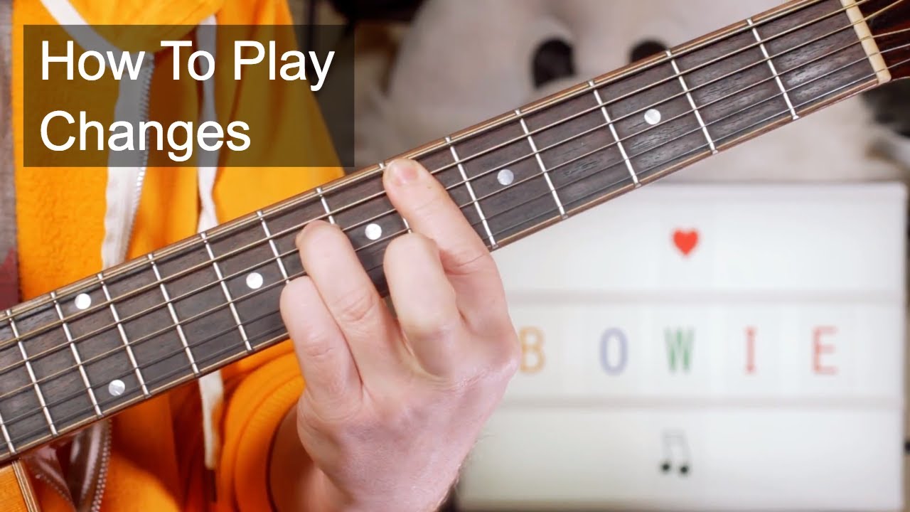'Changes' David Bowie Acoustic Guitar Lesson