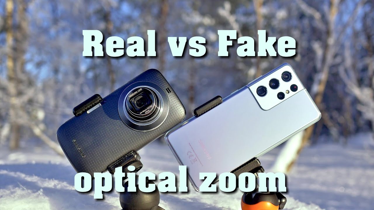 Samsung Galaxy S21 Ultra vs. Samsung K Zoom - Fake vs Real