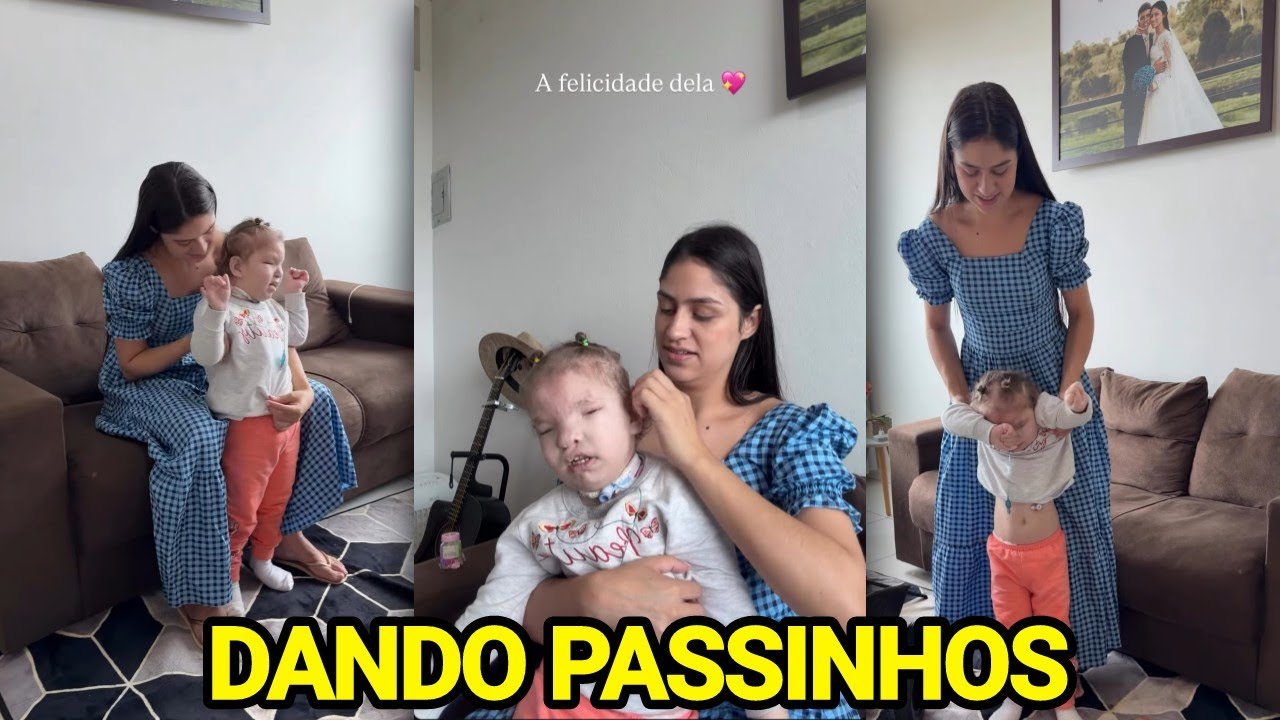 ANA VITÓRIA MOSTRA HADASSA DANDO PASSINHOS NA SALA+ TRANSFORMAÇÃO NO QUARTINHO DELA 