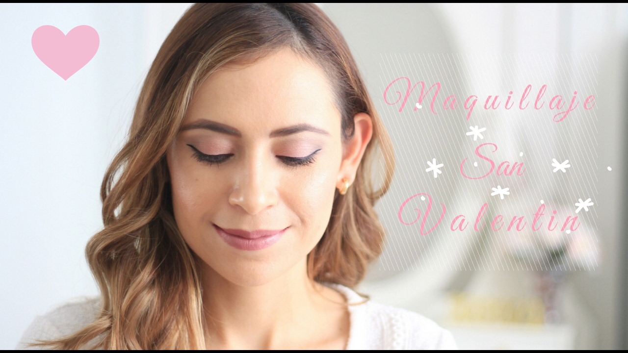 Maquillaje para San Valentin en tonos rosa | Gaby Campos