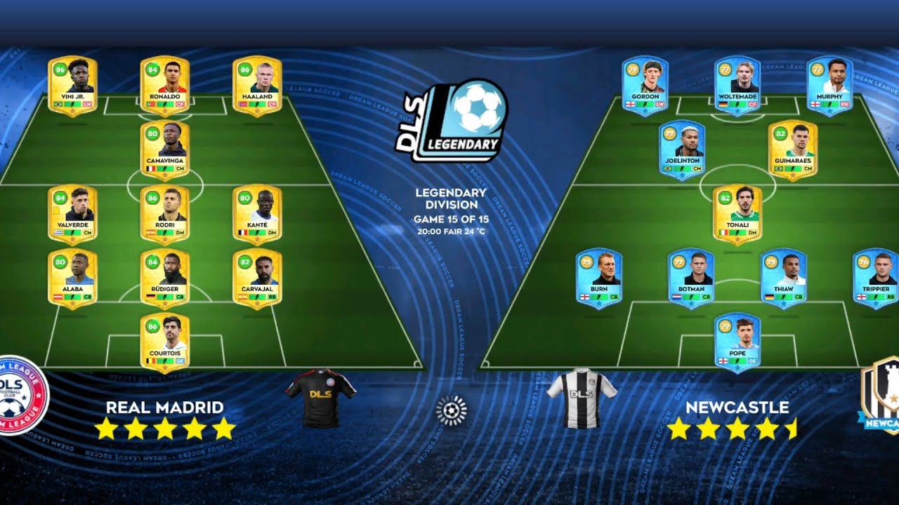 DLS26 REALMADRID VS NEW CASTLE VS A BILBAO 