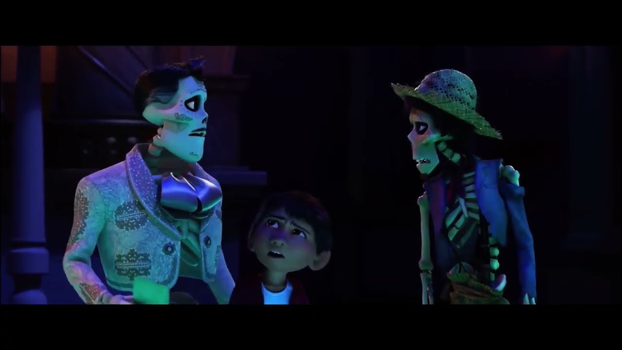 Coco - Ernesto De La Cruz poisoned H&eacute;ctor scene