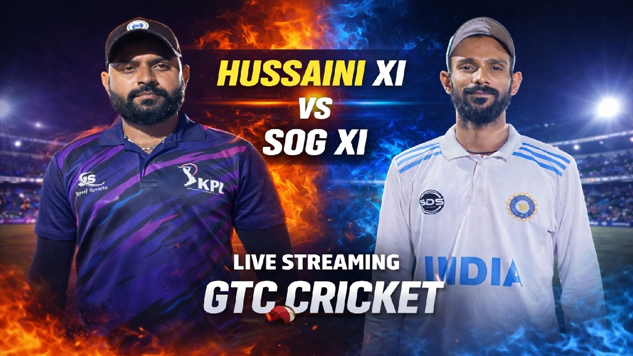 HUSSAINI XI  VS  SOG XI