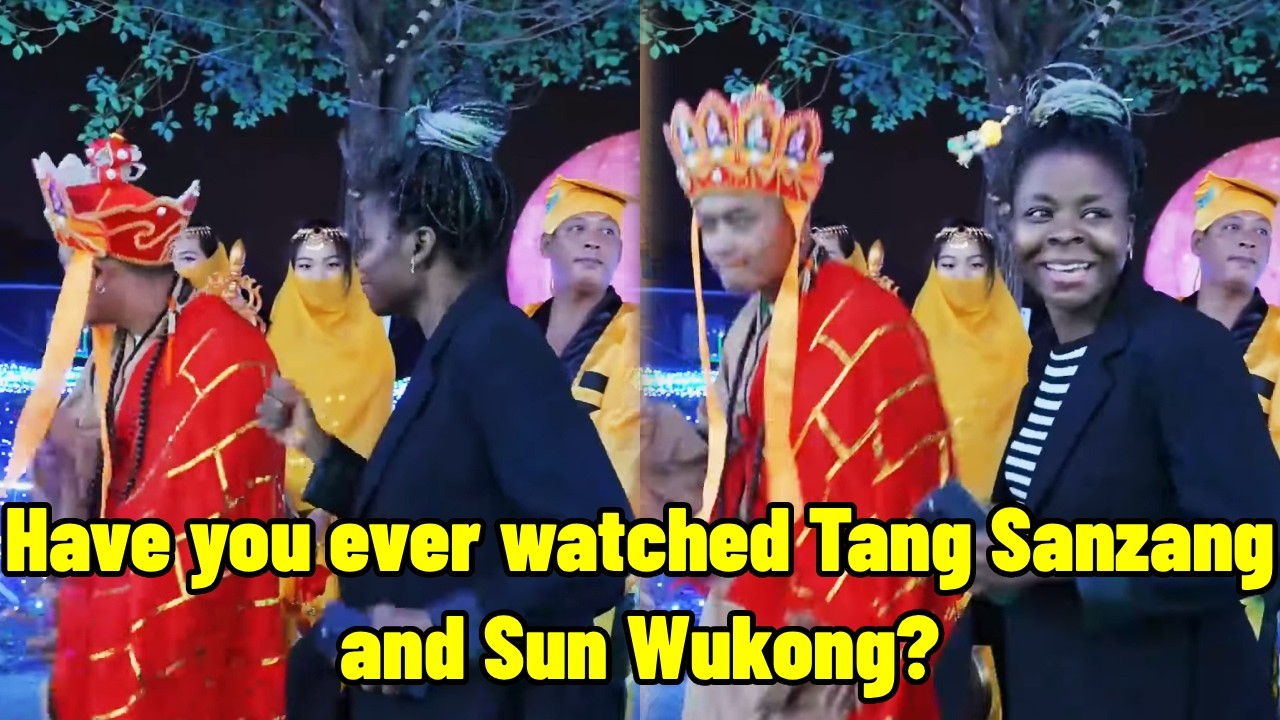 Have you ever watched Tang Sanzang and Sun Wukong? #Funny #Foreigners #ForeignersAreSoFunny