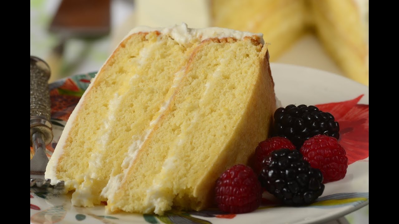 Simple Vanilla Cake Recipe Demonstration - Joyofbaking.com