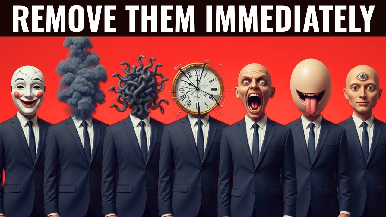 7 People You Must Remove From Your Life Immediately  |  Machiavelli Rule