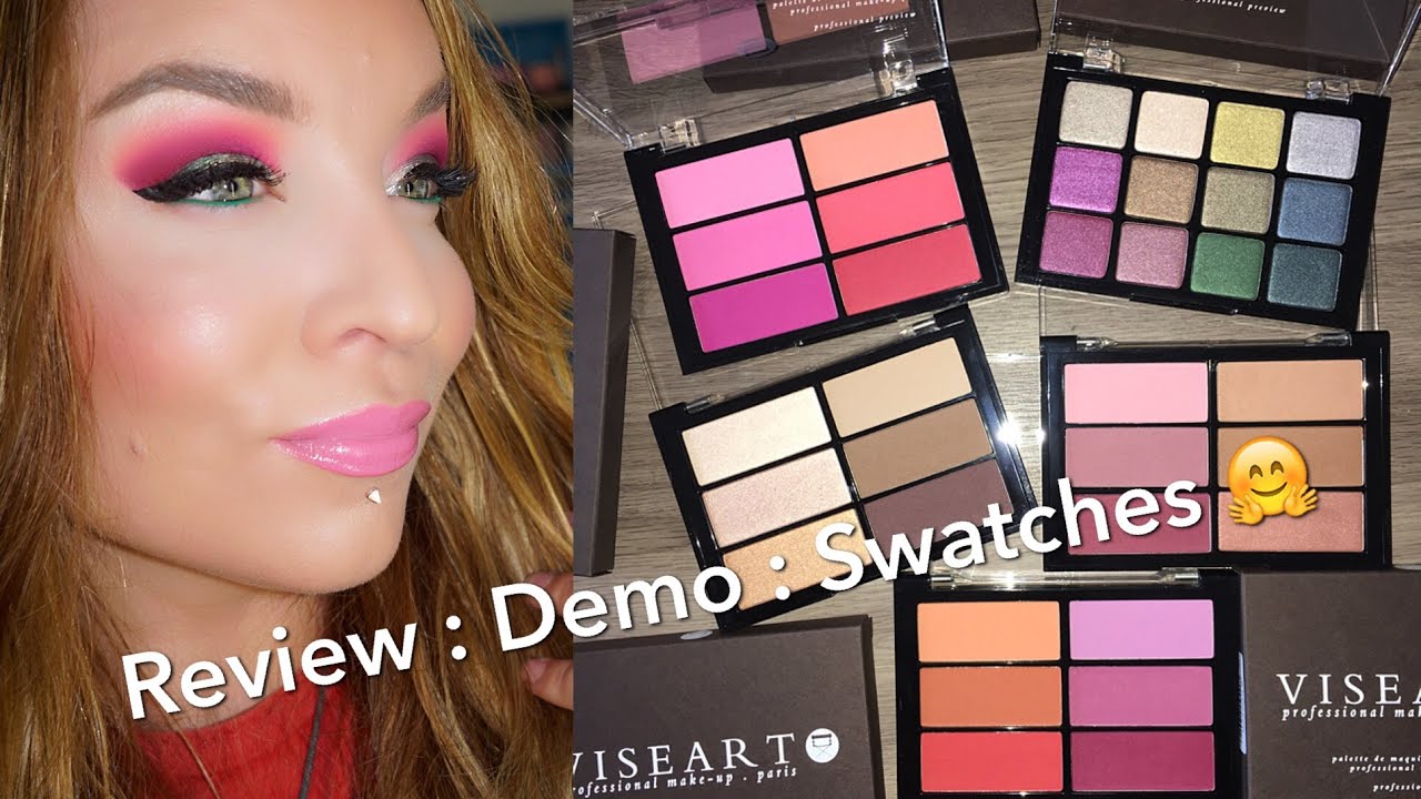 Viseart New Bijoux Royal Eyeshadow Palette & Blush Collection : Review : Demo : Swatches