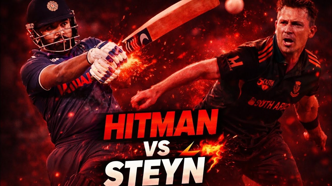Rohit Sharma vs Dale Steyn 🔥#RohitSharma #DaleSteyn #Hitman #SteynGun #IndianCricket #ashes 