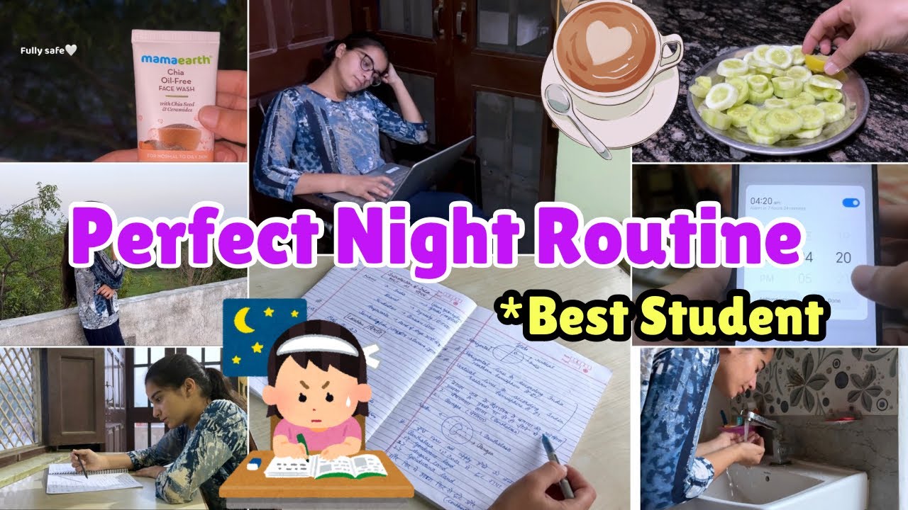 Best Student Night Routine #student #night #studyvlog